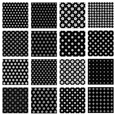 Kusursuz bir çiçeğin arka plan materyallerinin toplanması,