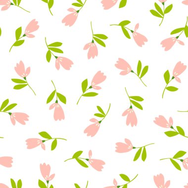 Soyut bir çiçeğin kusursuz desen materyali,