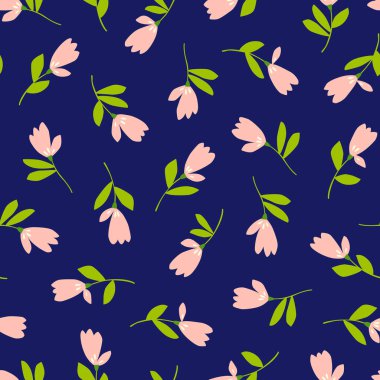 Soyut bir çiçeğin kusursuz desen materyali,