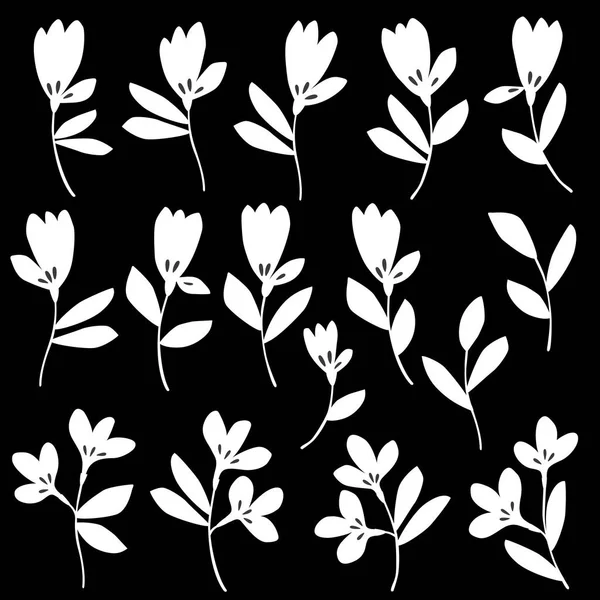 Blume Vektor Illustration Material Abstrakt Schön — Stockvektor