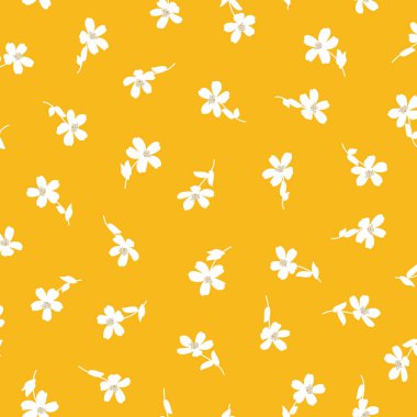 Soyut çiçek deseni tekstil tasarımı için mükemmel.,