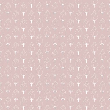 El çekilmiş çiçek seamless modeli. Elle çizilmiş dekoratif vectorseamless desen çiçek tasarımı ile. Markanız için şirin çiçekler. Kartvizit, kartpostal, düğün davetiyeleri, kağıt ambalaj