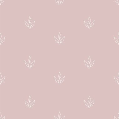 El çekilmiş çiçek seamless modeli. Elle çizilmiş dekoratif vectorseamless desen çiçek tasarımı ile. Markanız için şirin çiçekler. Kartvizit, kartpostal, düğün davetiyeleri, kağıt ambalaj