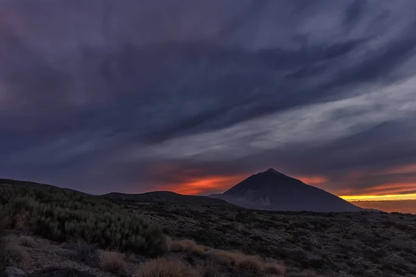 teide üstündeki günbatımı