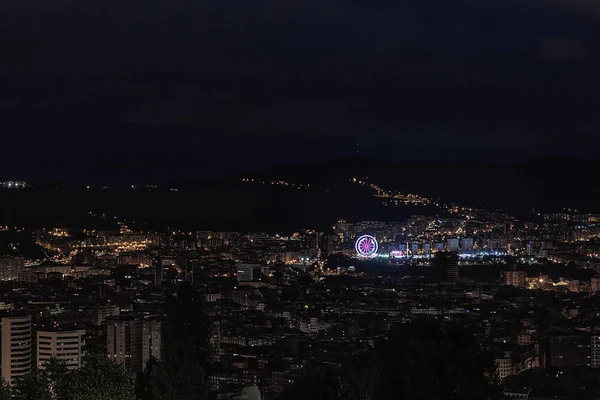 毕尔巴鄂夜景 — 图库照片