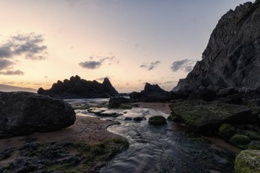 Kumsalda gün batımı