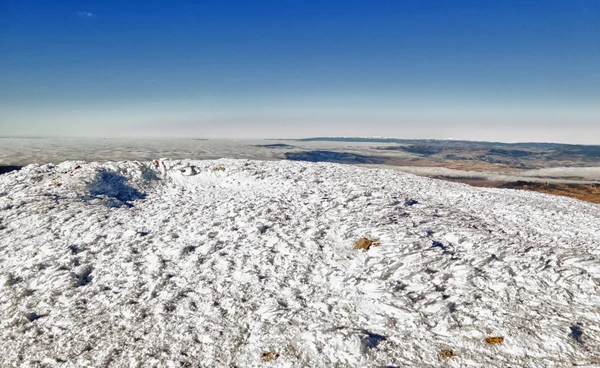 Montagna Innevata Spagna — Foto Stock