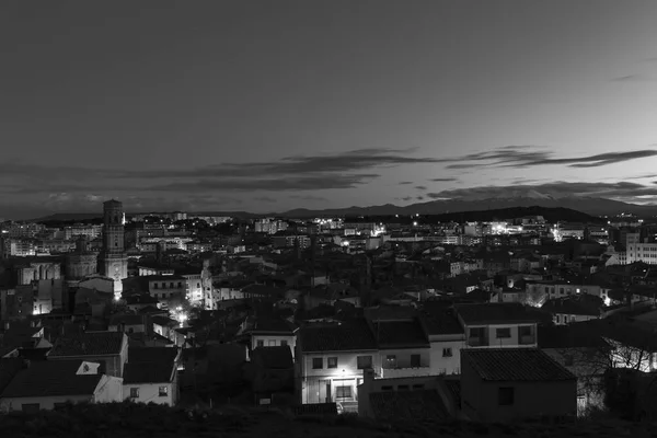 Vista Tudela Noite — Fotografia de Stock