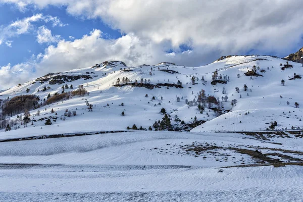 Kuzey Spanya Nın Karlı Manzara — Stok fotoğraf