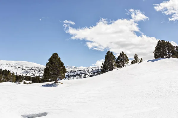 Schneelandschaft Norden Spaniens — Stockfoto
