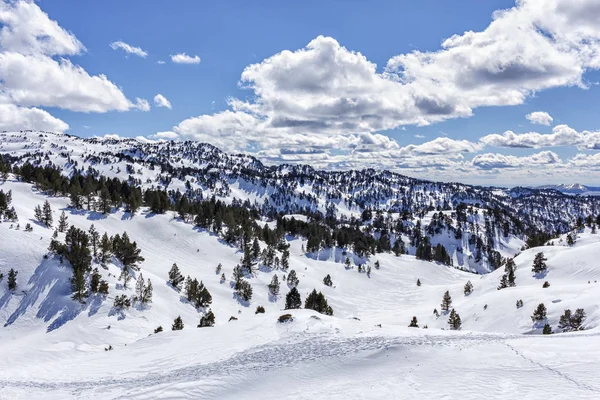 スペインの北で雪の風景 — ストック写真