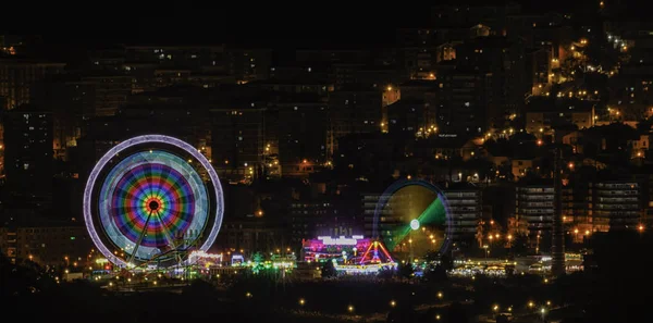 Bir Şehirde Gece Tatil — Stok fotoğraf