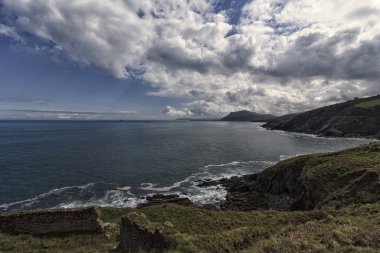 bizkaia sahilinin panoramik