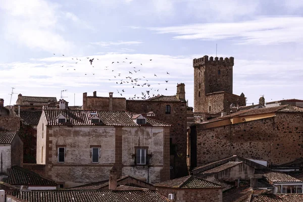 Caceres Şehrinin Görünümü — Stok fotoğraf