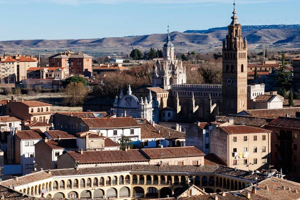 Vista Antiga Cidade Tarazona Imagens De Bancos De Imagens Sem Royalties