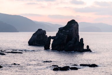 günbatımı bizkaia kıyılarında