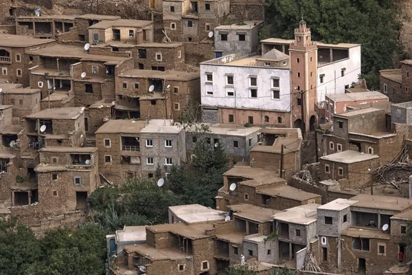 モロッコの山々の古代の町 — ストック写真