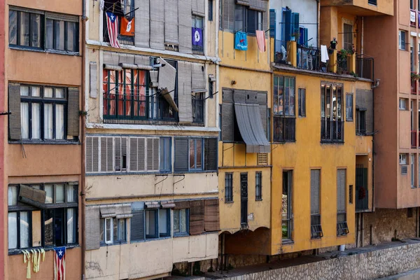 Oude Gebouwen Van Girona — Stockfoto