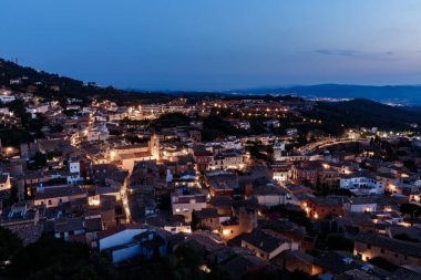 gün batımında begur şehri