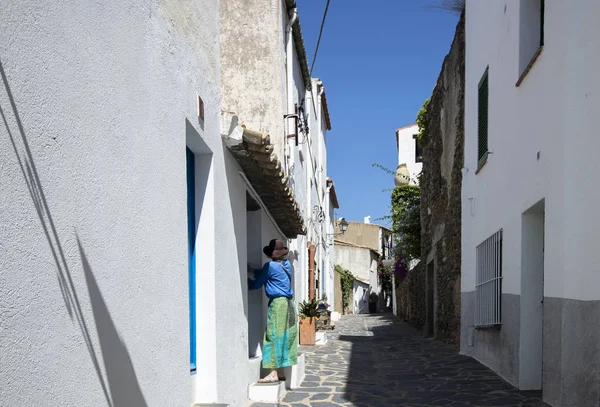 Uitzicht Straat Van Een Stad Spanje — Stockfoto