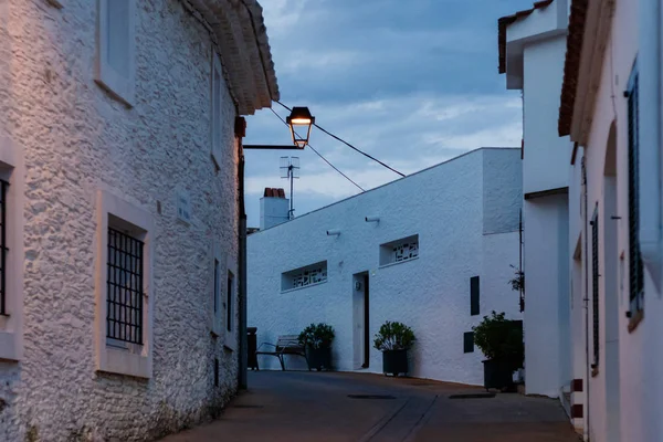 Uitzicht Straat Van Een Stad Spanje — Stockfoto