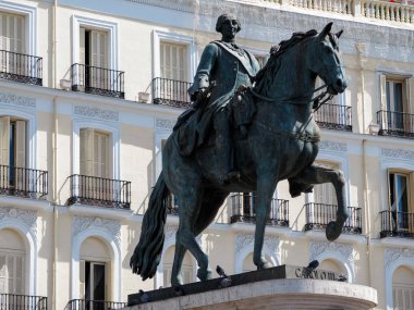 Madrid ortasında heykel