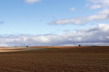 İspanya 'nın ortasındaki kırsal alan