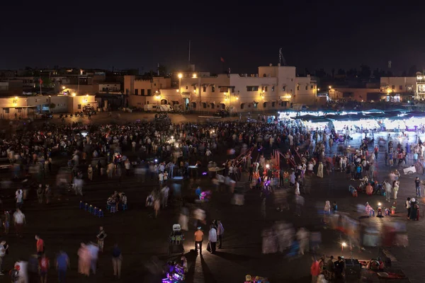 View Ancient Square Morocco — Stock Photo, Image