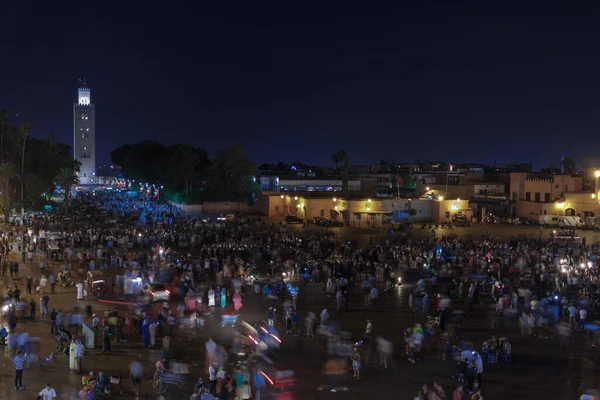 Uitzicht Het Oude Plein Marokko — Stockfoto