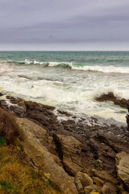 İspanya 'nın kuzeyindeki maliyetin görüntüsü