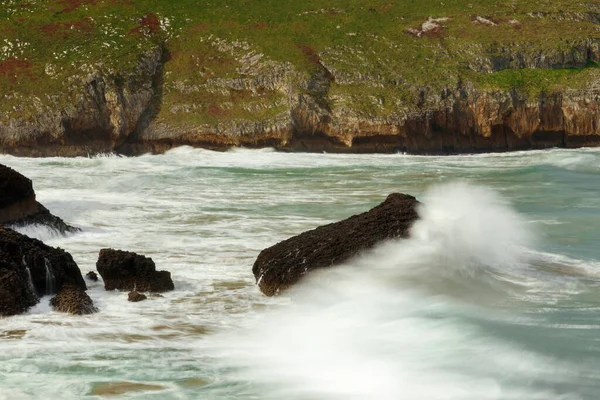 Vue Coût Dans Nord Espagne — Photo