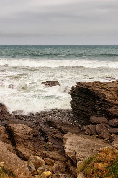 Landskap Vid Kusten Norra Delen Spanien — Stockfoto