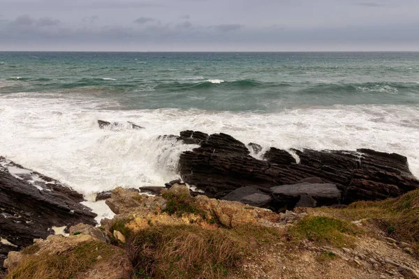 Landskap Vid Kusten Norra Delen Spanien — Stockfoto