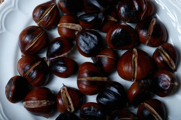 Chestnut Dalam Memasak Spanyol — Stok Foto