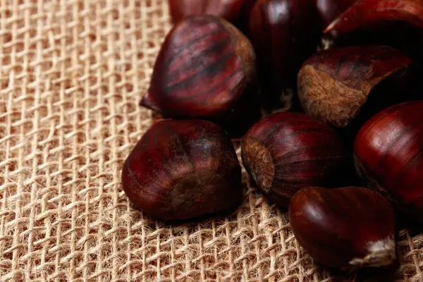 Chestnuts Cook Spain Stock Image