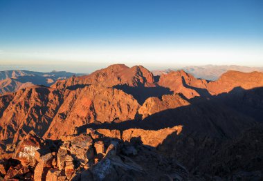 Fas 'taki Atlas' ın manzarası