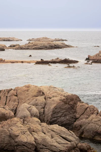 Paesaggio Nella Costa Nel Nord Della Spagna — Foto Stock