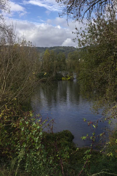 Landschap Van Een Rivier Het Noorden Van Spanje — Stockfoto