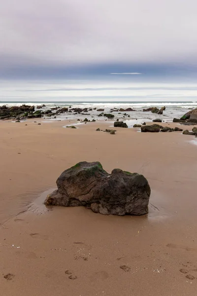 Skalista Plaża Kraju Basków — Zdjęcie stockowe