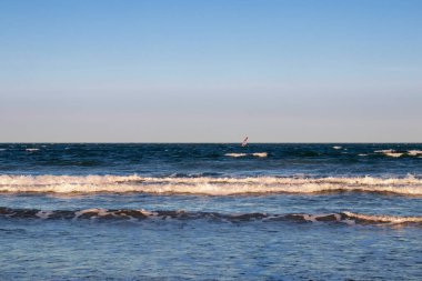 İspanya 'nın kuzeyindeki sahil manzarası