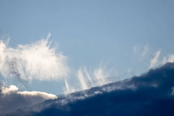 Blue Sky Some Clouds — Stock Photo, Image