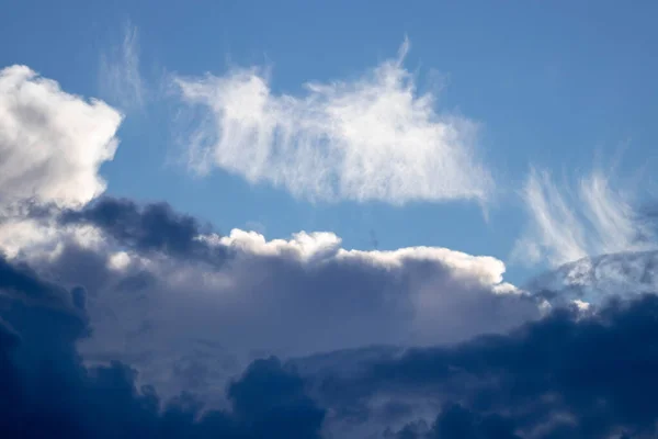 Blue Sky Some Clouds — Stock Photo, Image