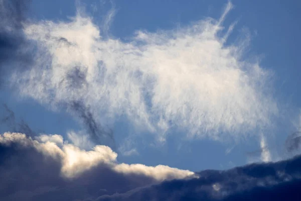 Blue Sky Some Clouds — Stock Photo, Image