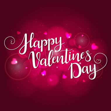 Sevgililer günü için festival arka plan. İllüstrasyon vektör. Tebrik kartları, posterler ve tasarım projeleri için kullanabilirsiniz