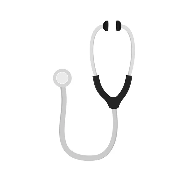 Icono Equipo Médico Estetoscopio Atención Médica — Vector de stock