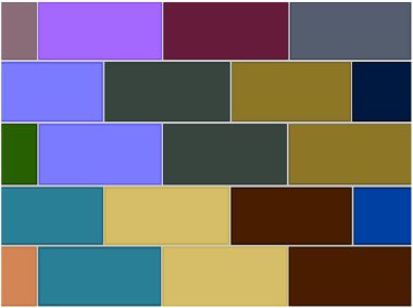 Renkli blok duvar desen arka plan