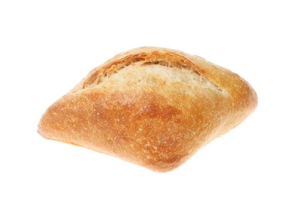 Kváskový Chléb Roll Izolované Proti Bílé — Stock fotografie