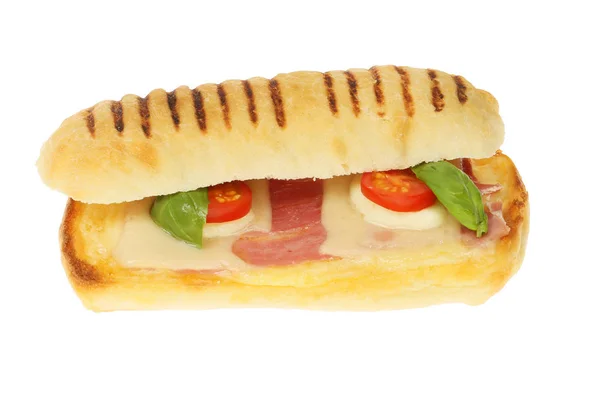 Panini sandwich isolated — Stock Photo, Image