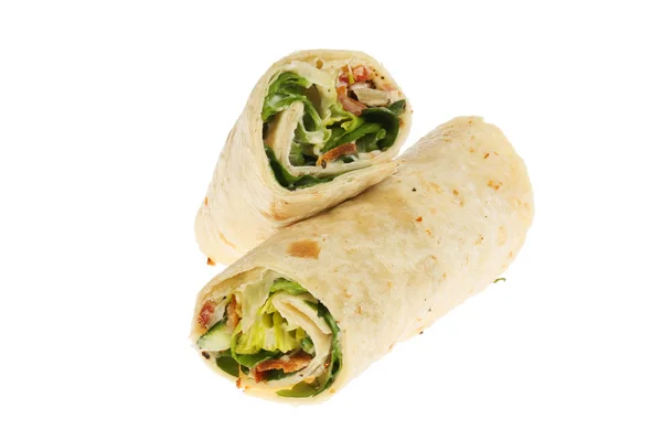 Sandwich wraps isolated — Stock Photo, Image