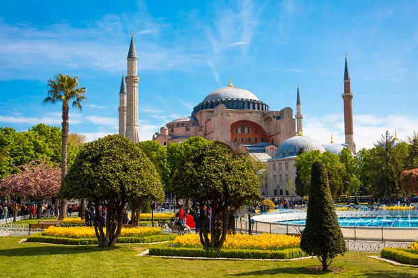 Türkiye'nin İstanbul şehrinde Ayasofya Müzesi, Kilisesi veya Camii. 